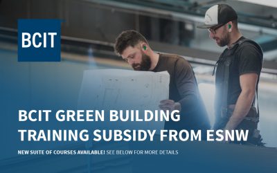 BCIT Green Building Training Subsidy from ESNW