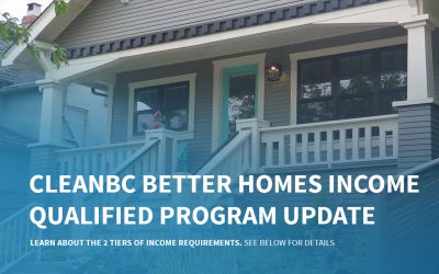 CleanBC Better Homes Income Qualified Program